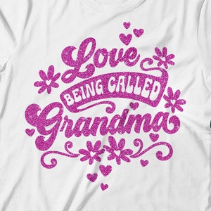 Amor abuela svg, abuela día de las madres regalo svg png, hippy abuela camisa svg, abuela regalo svg, cortar archivos para cricut, abuela svg png dxf