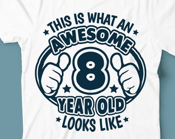 Download 8 Year Old Svg Etsy