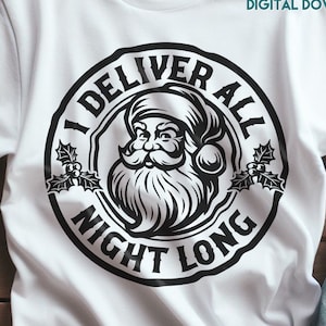 Kerst SVG, Kerstman, X-mas svg, Volwassen Humor, Kerstman Kerst Shirts Svg voor Cricut.