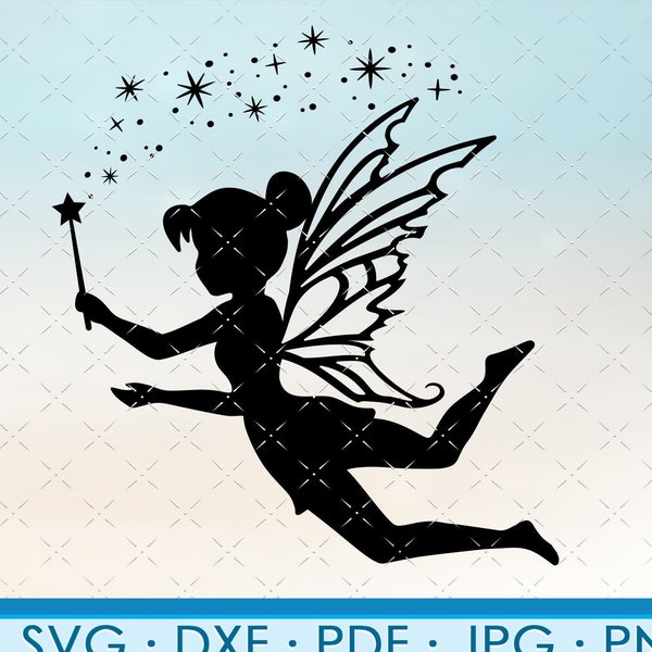 Cute fairy svg, fairies svg, magic pixie svg files for cricut. Svg, Png, dxf files. cute fairy cut file clipart Shirt svg, digital download