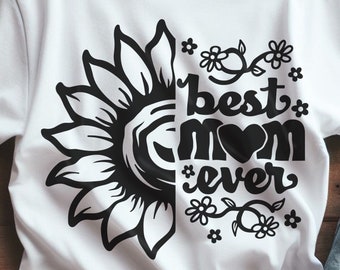 Mother's day svg, Best Mom SVG, Mother Svg cut file for Cricut, Silhouette, CNC Files Clipart