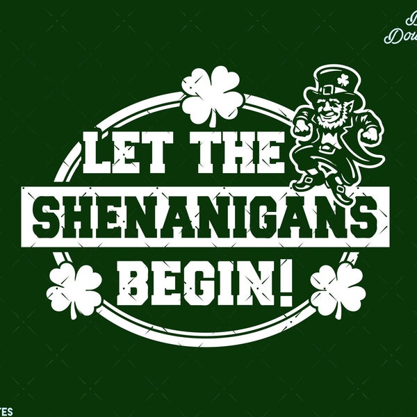 St Patrick SVG Shenanigans St. Patrick's Day SVG, Funny Leprechaun svg, St Patty svg cut files for Cricut, Cnc, Silhouette. Svg,  Png files