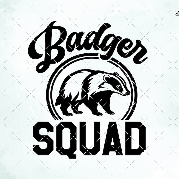 Funny Badger SVG, Badgers svg, badger shirt svg cut file for Cricut, Silhouette, CNC Files Clipart