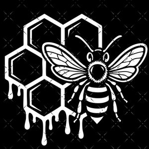 Honeycomb Bee Honey Svg Honeycomb SVG Bee File for Cricut Cnc Svg Cut ...