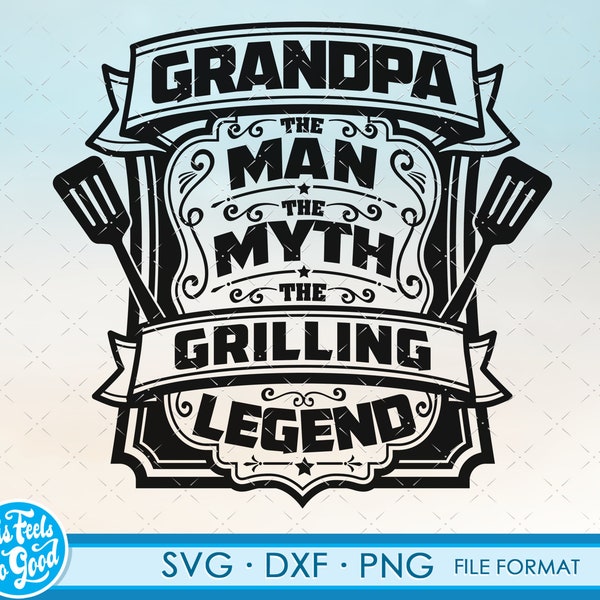 Funny Grandpa Grilling SVG Barbaque BBQ svg files for Cricut. Christmas Gift Grandpa Grilling SVG Barbaque BBQs png, svg, dxf clipart files