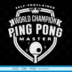 Engraçado Ping Pong SVG, Ping Pong png, Table Tennis svg, Ping Pong clipart, Table Tennis png, arquivos cortados para cricut, Ping Pong dxf, para download