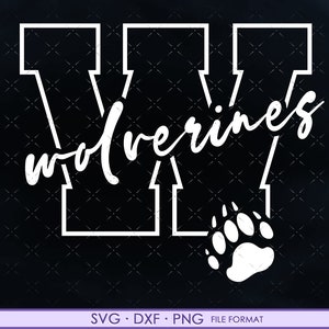 Wolverines SVG, Wolverines Football, Wolverines Baseball, Wolverines Soccer, Wolverines Basketball svg cut file for cricut, svg, png, dxf