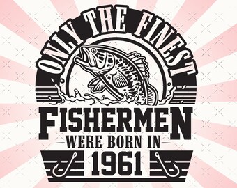 1961 60th Birthday svg files for Cricut. 60th Birthday png, svg, dxf clipart files. 60th Birthday shirt decal printable png svg