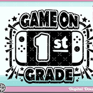 First Grade svg, 1st Grade svg, Game on First Grade SVG, Back to School svg files for Cricut, CNC and Silhouette machines.