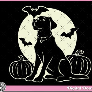 Cute Halloween dog svg cricut funny kids Halloween svg for dark shirts, dog, bats, pumpkin design for Cricut and Silhouette machines.