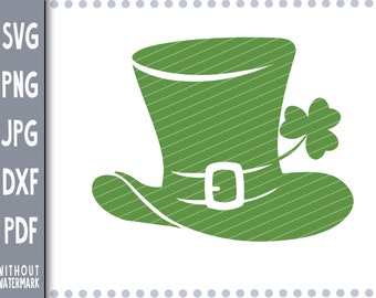 Leprechaun Hat Svg Etsy