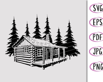 Download Log Cabin Svg Etsy