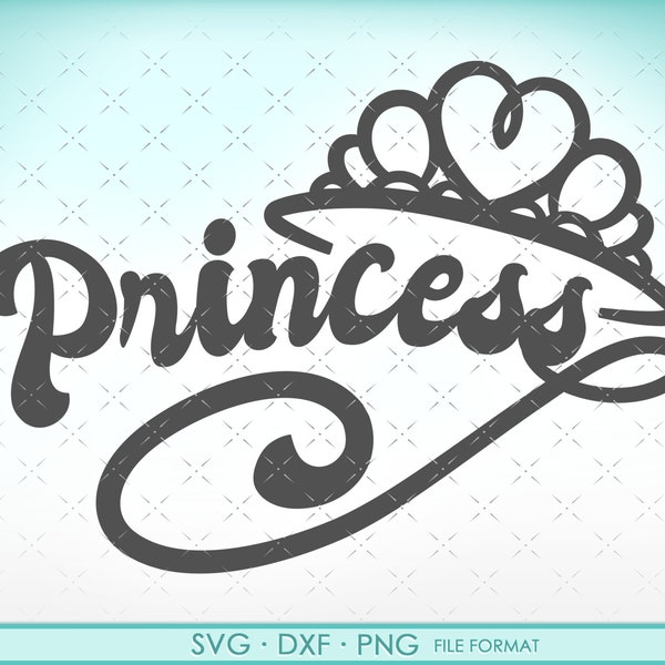 Princess tiara svg files for Cricut. princess tiara png, svg, dxf clipart files. princess tiara cut file svg