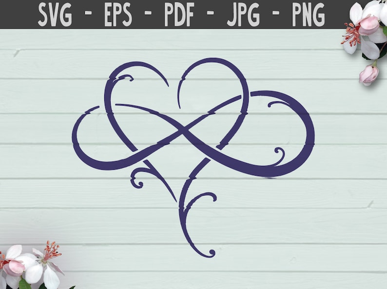Free Free 133 Infinity Love Heart Svg SVG PNG EPS DXF File