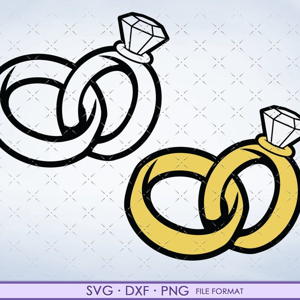 Wedding Rings svg, ring svg, Marriage svg, engagement, marry wedding ring svg, announcement cut files for cricut, svg, png, dxf clipart