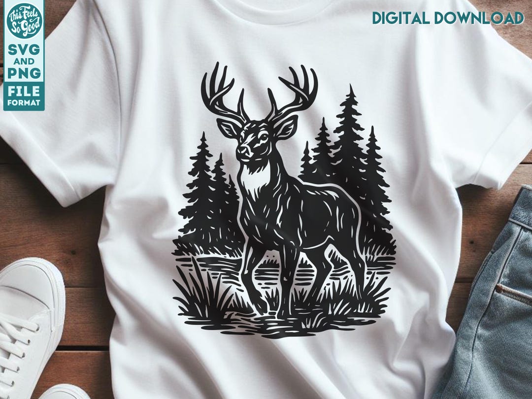Deer Stag Buck Svg Designs for Laser Printer Deer Stag Buck Cricut, Cnc ...