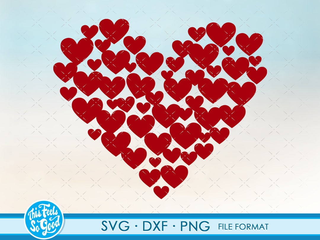 Valentine Hearts Svg Files for Cricut. Love Svg, Valentine Hearts Png ...