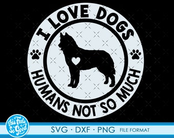 Funny Siberian Husky svg dog files for Cricut. Silhouette Dog png, SVG, dxf clipart files. Siberian Husky svg, dxf, png