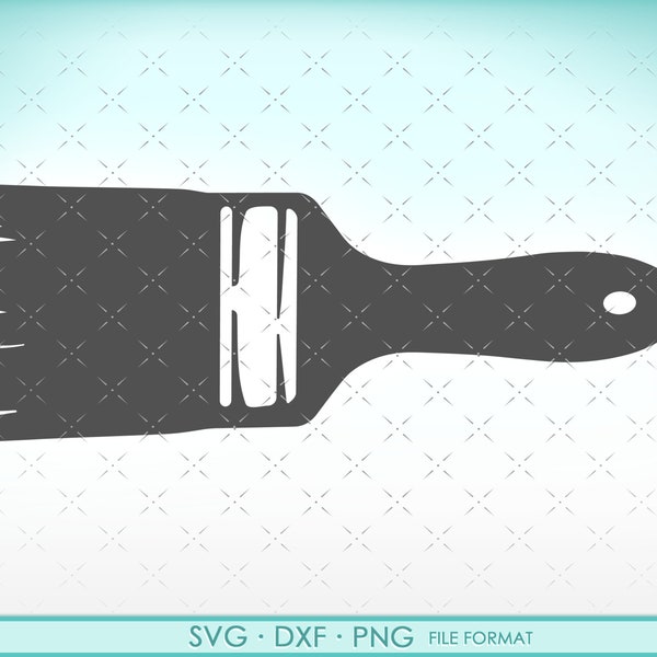 Paintbrush svg files for Cricut. paintbrush png, svg, dxf clipart files. paintbrush cut file svg