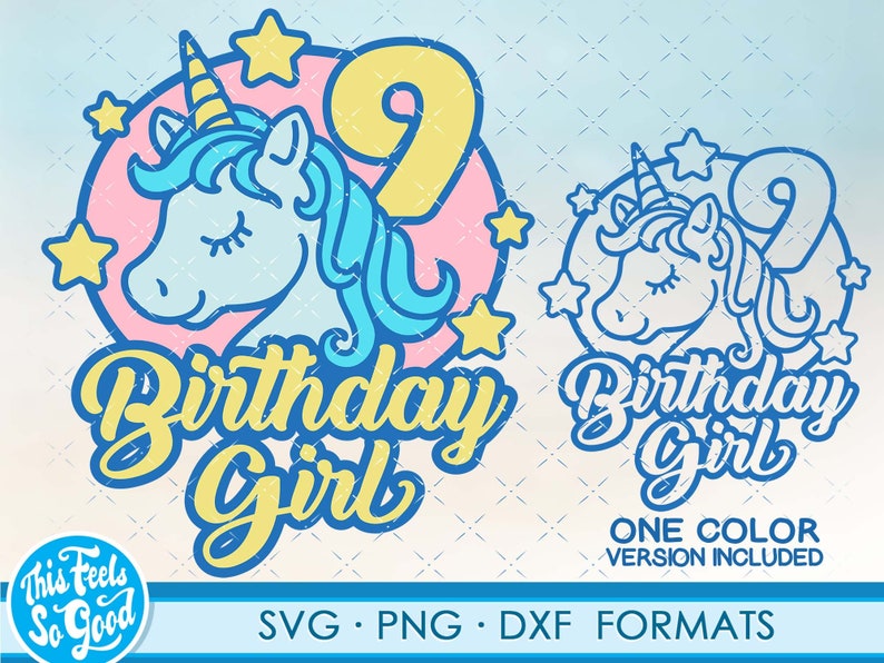 Download Unicorn Svg Files For Cricut Unicorn Svg Png Girls Unicorn 9th Birthday Svg Png Dxf 9 Year Old Unicorn Birthday Gift Clip Art Art Collectibles Advancedrealty Com