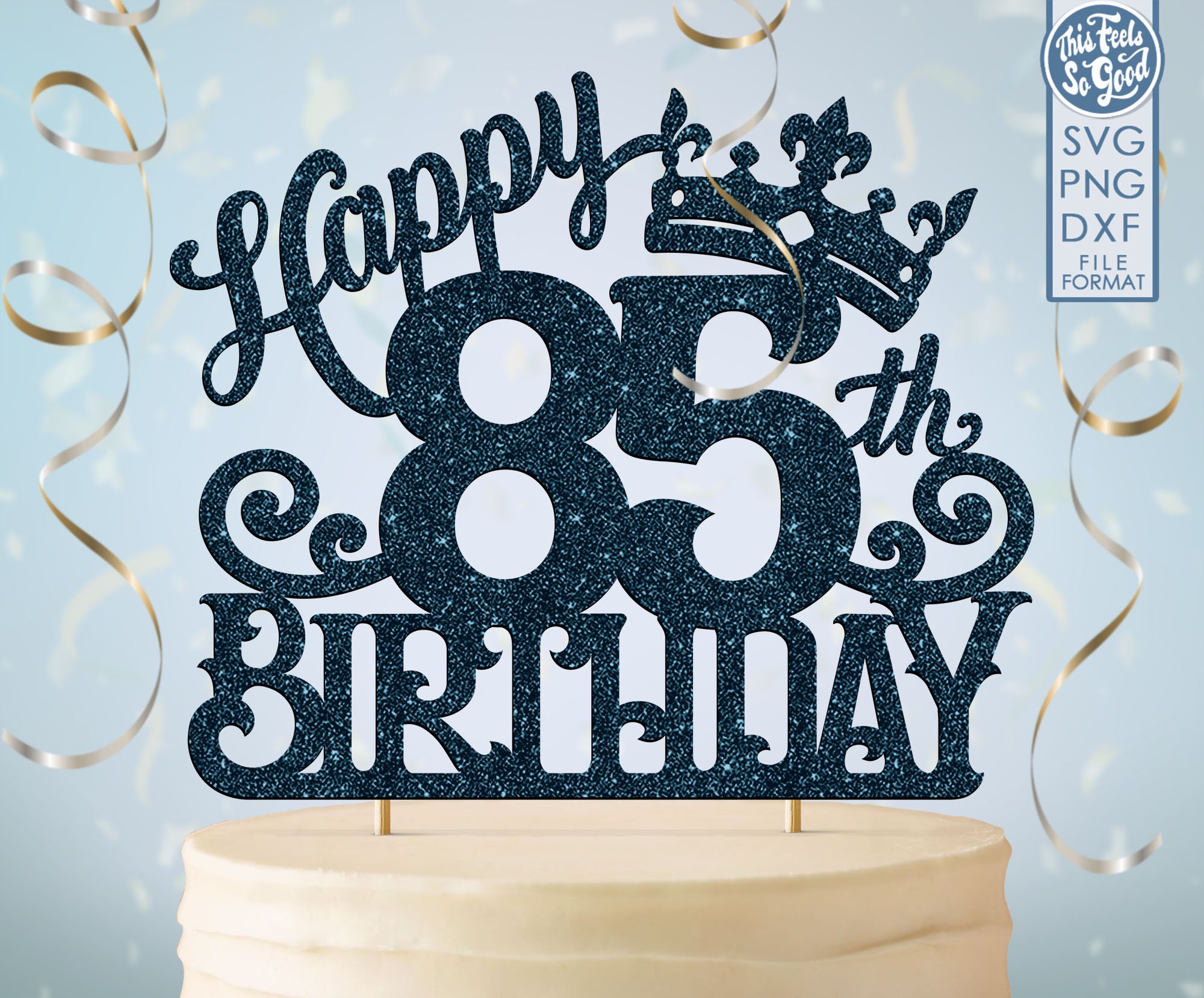 85-85th-birthday-cake-topper-svg-85-85th-happy-birthday-cake-etsy