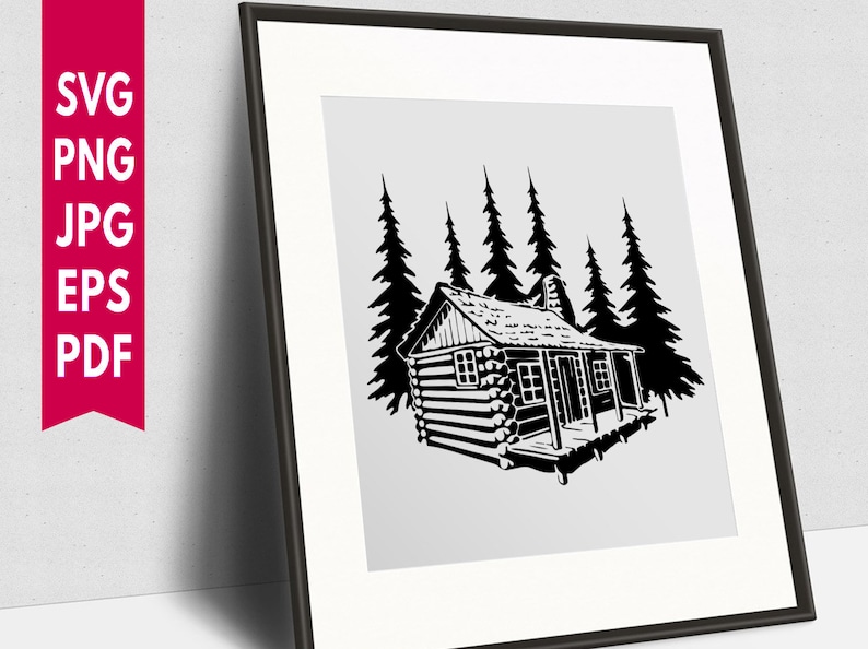 Download Clip Art Art Collectibles In Woods Log Cabin Svg Cut Files Png Vector Clip Art Log Cabin Svg Cuttable Files Download Png Woods Pine Tree Log Cabin Cutting Files