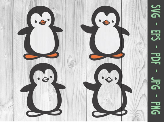 Download Penguin Svg Penguin Png Cute Penguin Svg Baby Penguin Etsy