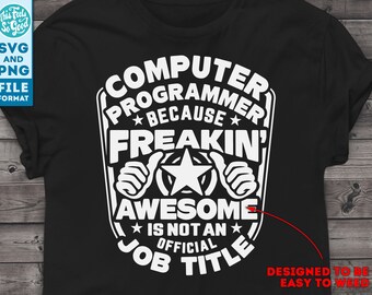 Computer Programmer svg, Computer Programmer shirt svg, Gift for Computer Programmer svg cut file, for cricut, cnc svg, silhouette SVG