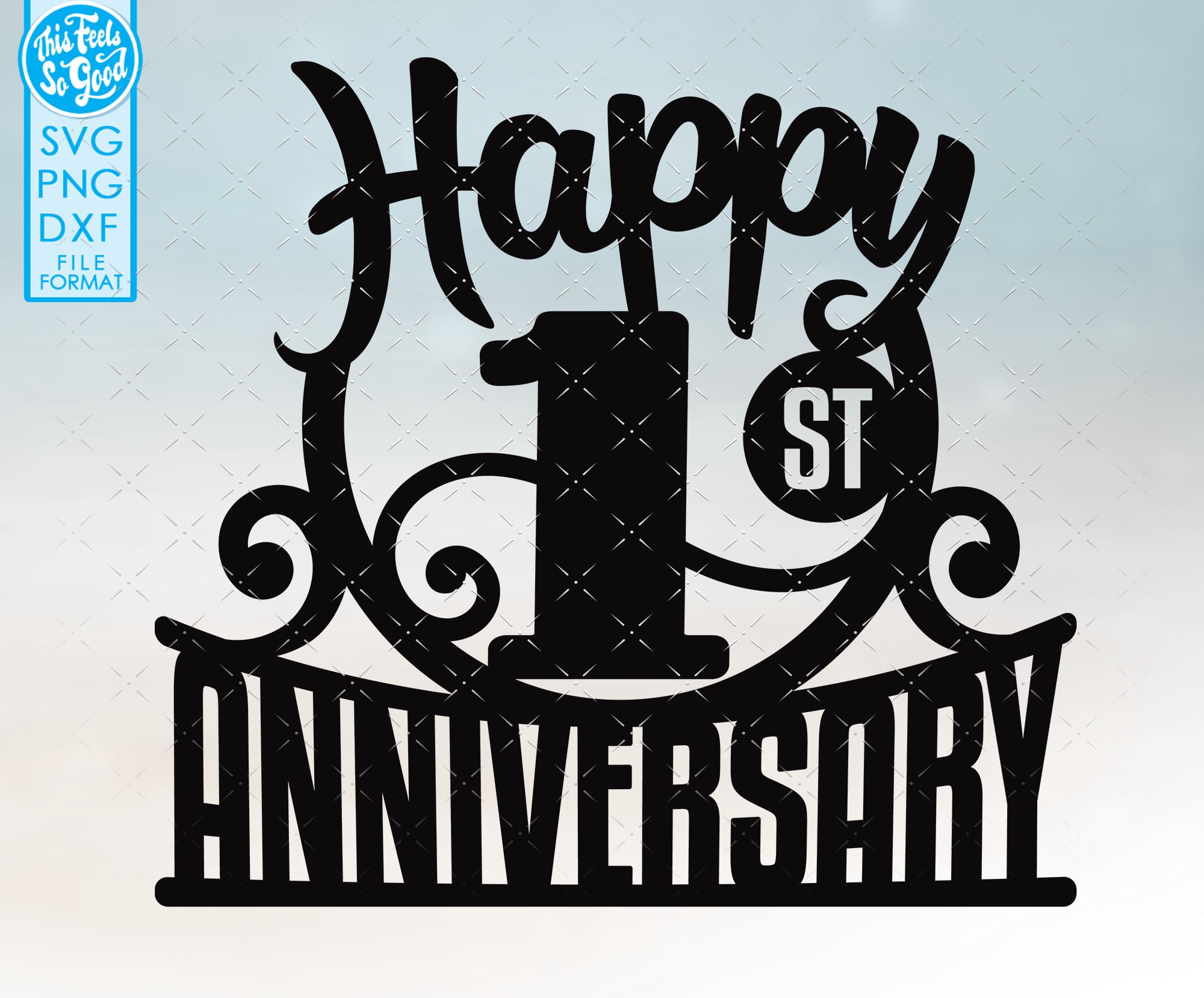 Happy 1st Anniversary Cake Topper Printable Printable Word Searches Porn Sex Picture