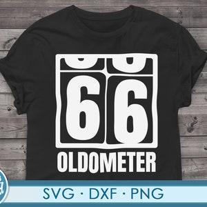 Funny 66th Birthday svg, 66 years old svg, 66th Birthday gift svg png dxf files for cricut