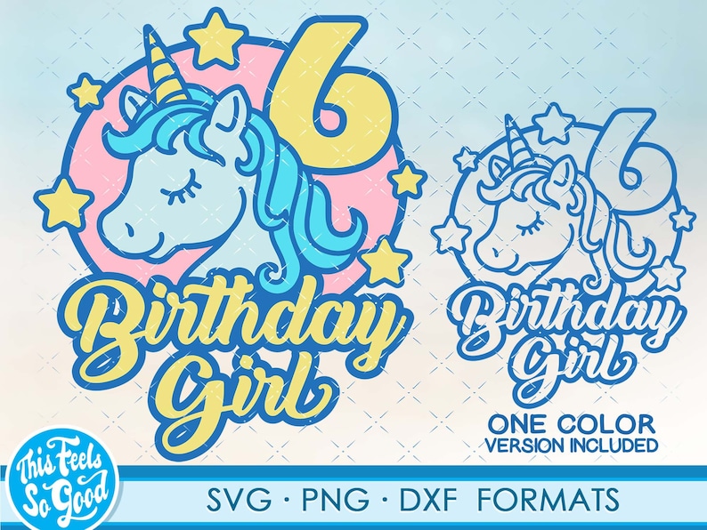 Download Art Collectibles Clip Art Cute Girls Unicorn 6th Birthday Svg Png Unicorn Svg Files For Cricut Dxf Unicorn Svg Png 6 Year Old Unicorn Birthday Gift