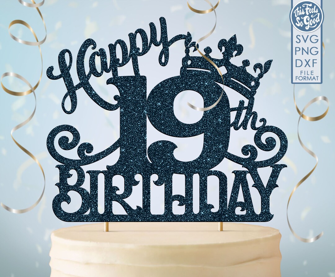 ハッピー・バースデイ 19歳 誕生日 飾り付け セット ハッピーバースデーバナー「HAPPY