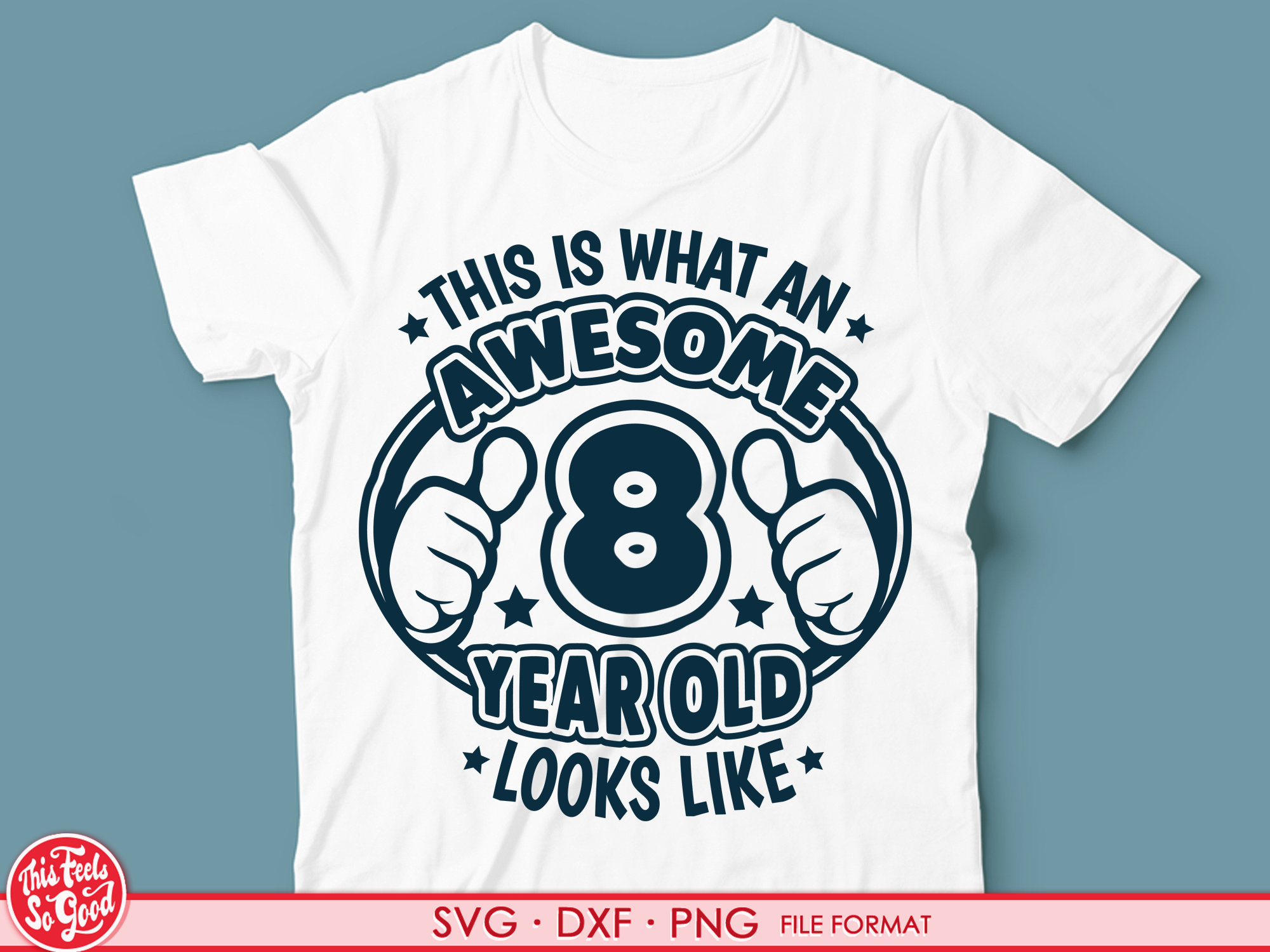Turning 8 Year Old Svg 8th Birthday SVG Shirt Svg 8th | Etsy