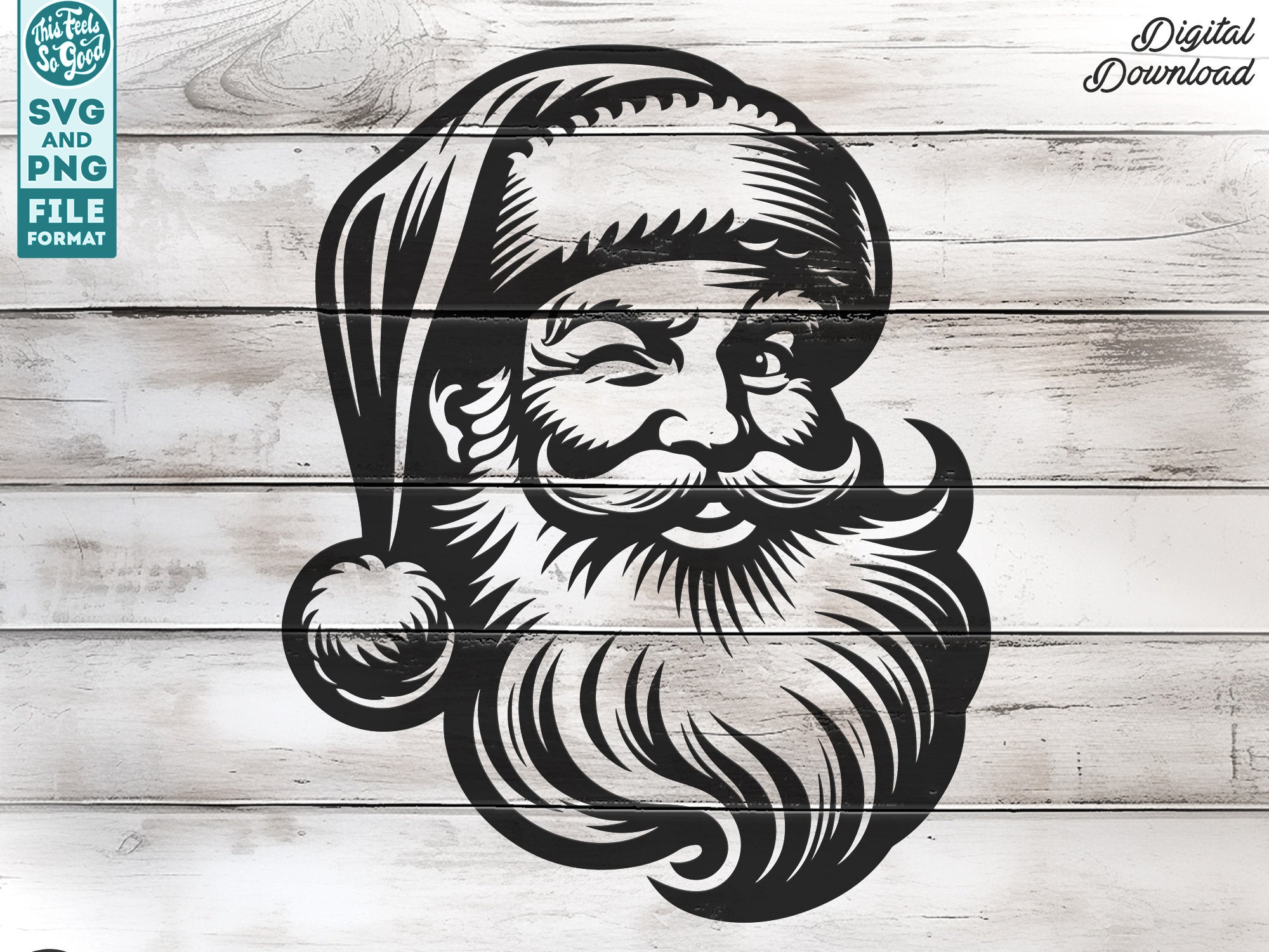 Santa Claus Svg, Christmas Santa Svg Cut Files St Nick Cricut, Cnc ...