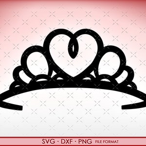 SVG tiara svg files for Cricut. tiara png, svg, dxf clipart files. tiara cut file svg