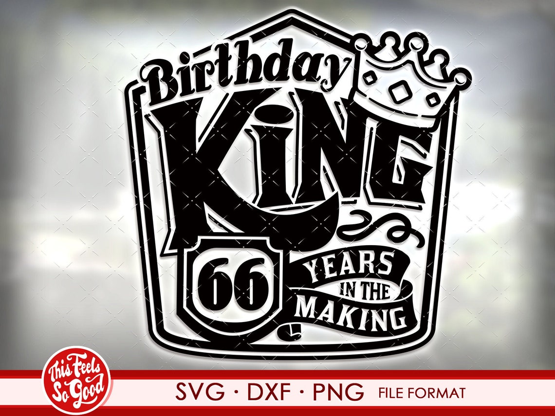 66th Birthday Svg Files For Cricut Birthday Gift 66 Birthday Etsy