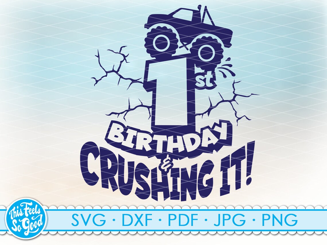 1st Birthday SVG first Birthday svg 1st Birthday Boy SVG | Etsy