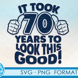 Grappige 70e verjaardag SVG-png. Draaien van 70 verjaardag svg-bestanden knippen, 70 jaar oud svg-bestand knippen voor cricut. 70e verjaardag png svg cassette clipart