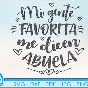 Abuela svg, Abuela SVG PNG. Abuela dibujada a mano svg. Archivos cortados del día de la madre para cricut.