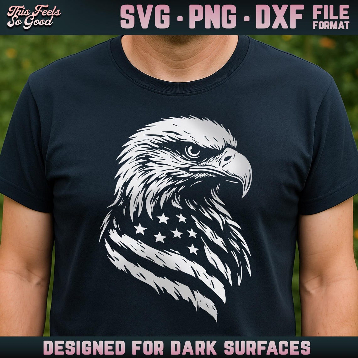 Eagle Flag Svg July 4th Svg Patriotic Eagle Svg Files 4th of July File ...
