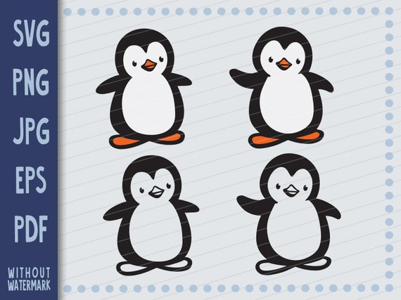 Download Penguin Svg Penguin Png Cute Penguin Svg Baby Penguin Etsy