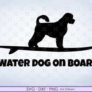Portuguese Water Dog svg, Portuguese Water Dog dog svg, dxf clipart. Portuguese Water Dog files for Cricut. on Board png