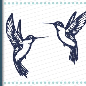 Hummingbird svg png, Hummingbirds svg, Humming Bird Cut File For Silhouette, Cricut Machines Svg, Jpg Png, Pdf, Eps image 2