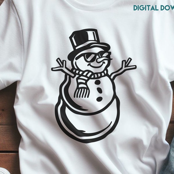 Snowman svg, Frosty the Snowman svg, Ice man, Snow man, Winter Decor svg for Cricut clipart for tshirts, signs, mugs cut files