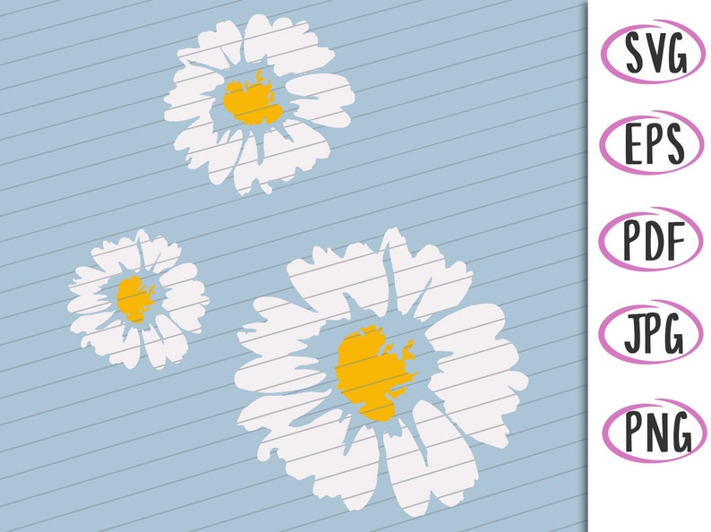Free Free 225 Cricut Daisy Flower Svg SVG PNG EPS DXF File