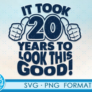 20 20º aniversário SVG png. Arquivos de corte svg de aniversário de 20 anos, arquivo de corte svg de 20 anos para cricut. 20º aniversário png svg cassete clipart