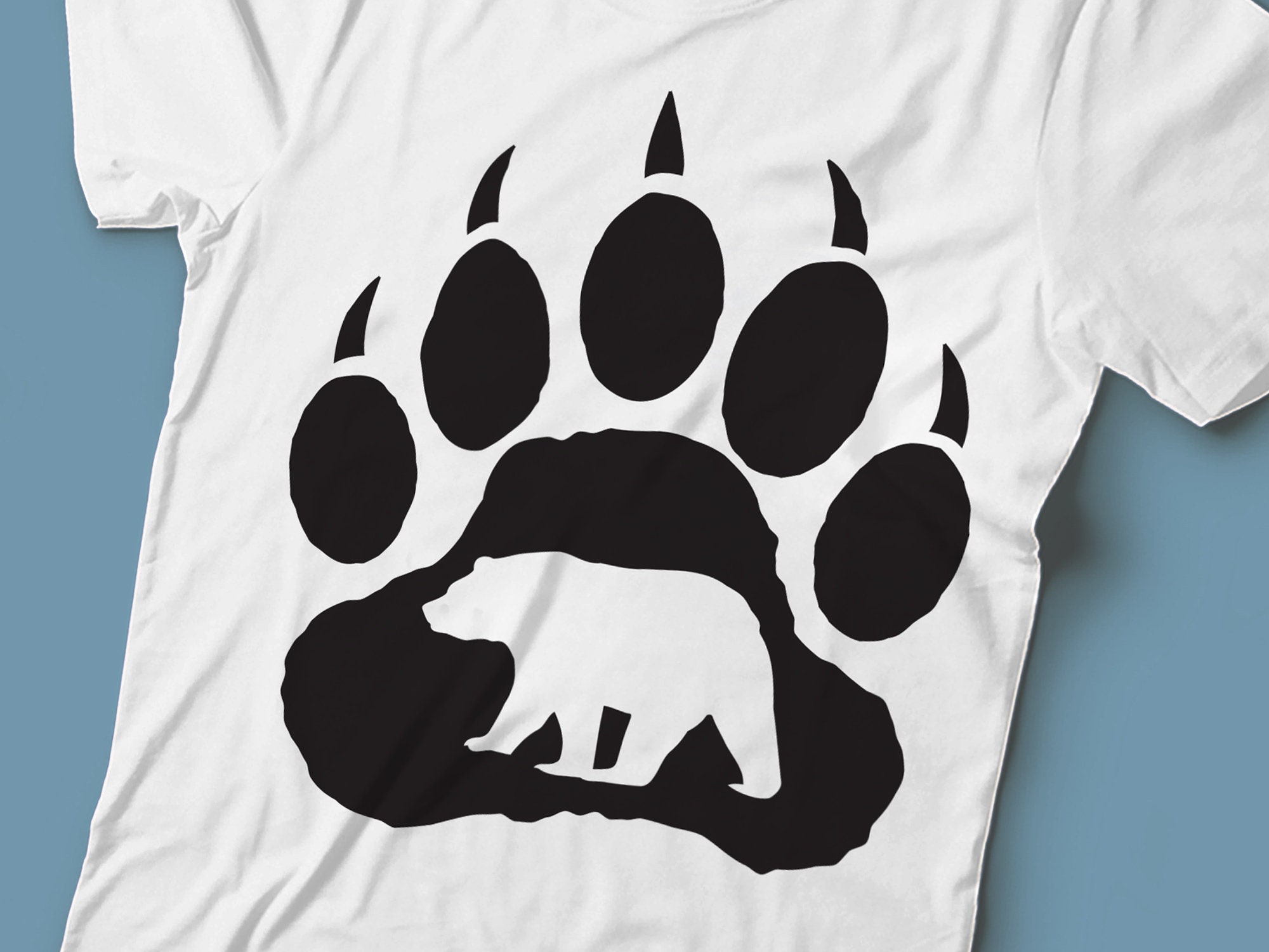 クマ svg png、クマの足跡 SVG PNG、クマの足跡 SVG、クマの足跡 SVG、グリズリーの足跡 SVG、クリカット マシン SVG、Jpg  PNG、Pdf、Eps - Etsy 日本, image size:2000x1500