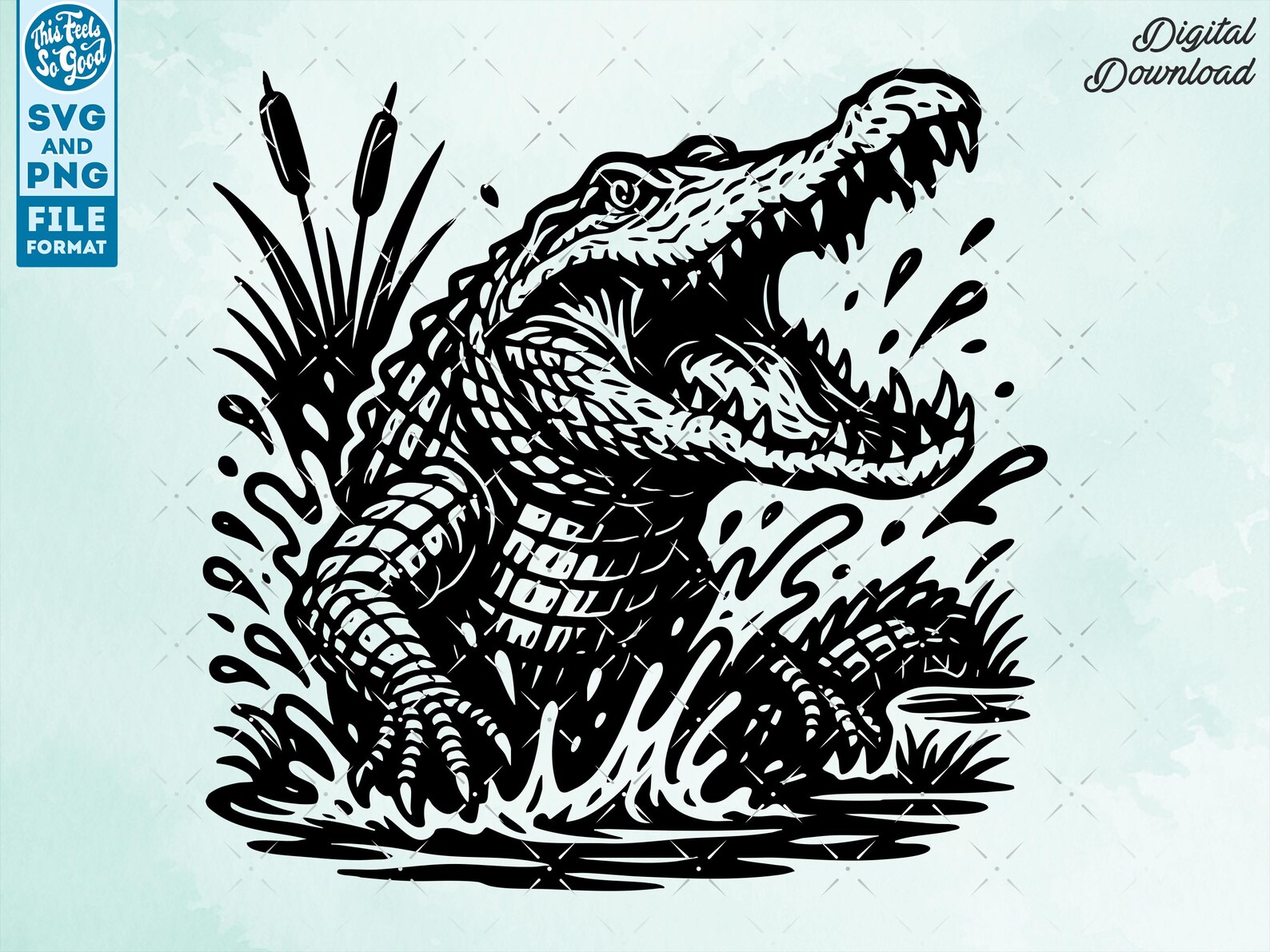 Gator Alligator SVG Png Alligator Gator Svg Cut File for Cricut, Laser ...