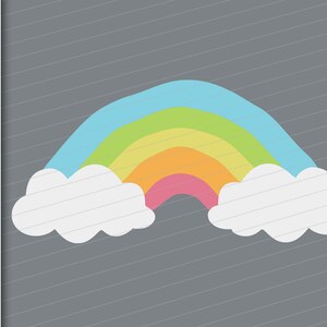 Cute Rainbow svg cut file png. Includes easy to cut rainbow svg cut files for Cricut png, pdf, eps, jpg also included. LGBT rainbow.