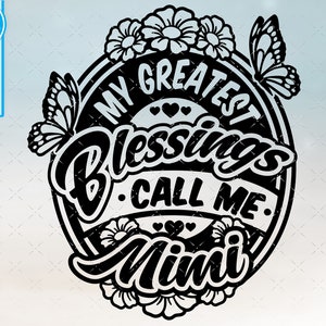 Mimi svg Mimi gift shirt svg files for Cricut. Mimi png, svg, dxf clipart files. Mimi sublimation decal printable png svg